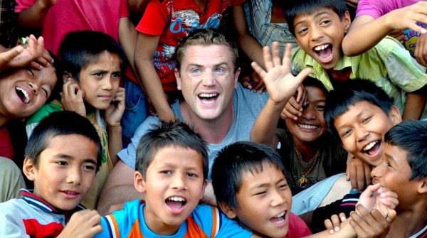Jamie Heaslip volunteers with Umbrella!